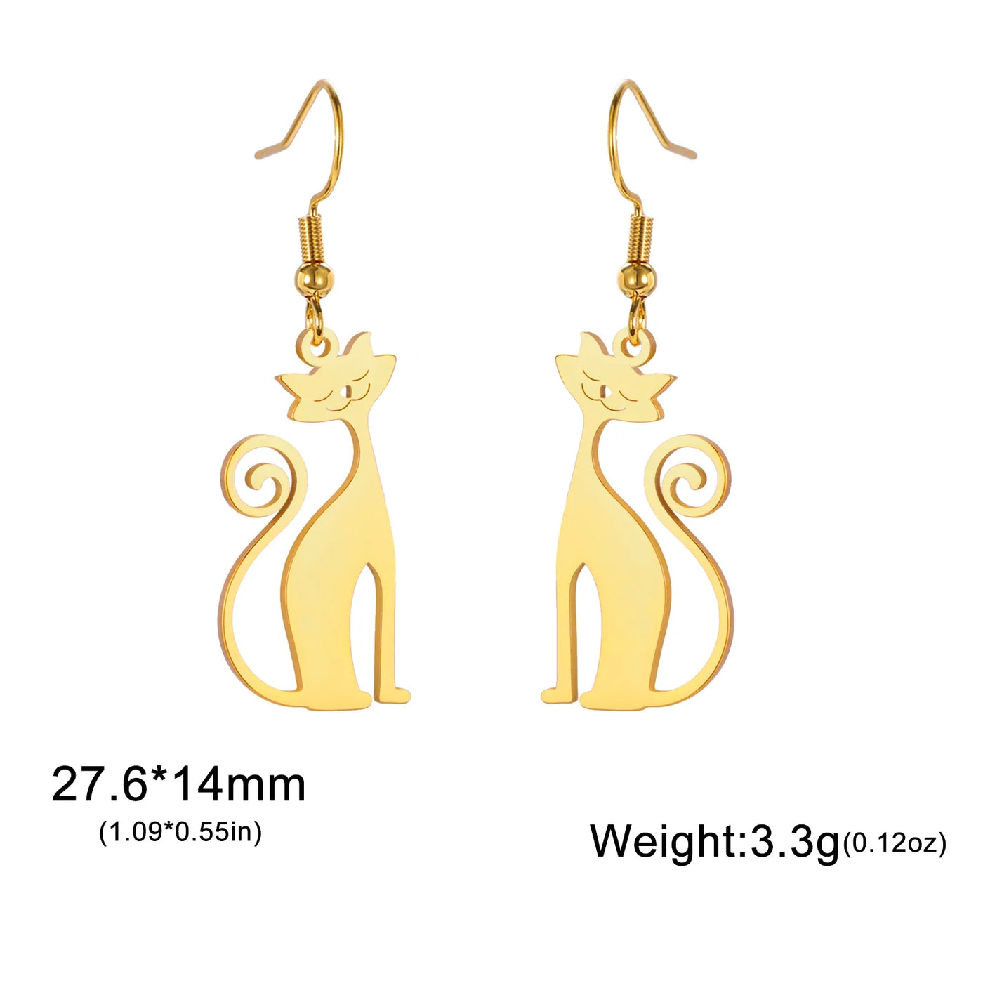 Kitty - Sassy Cat Lover Earrings
