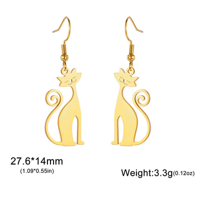 Kitty - Sassy Cat Lover Earrings