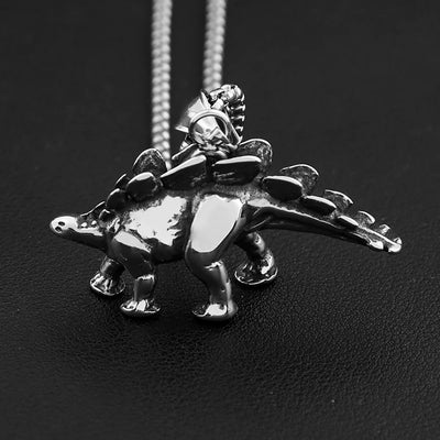 Dino Charm - Durable Stainless Steel Necklace