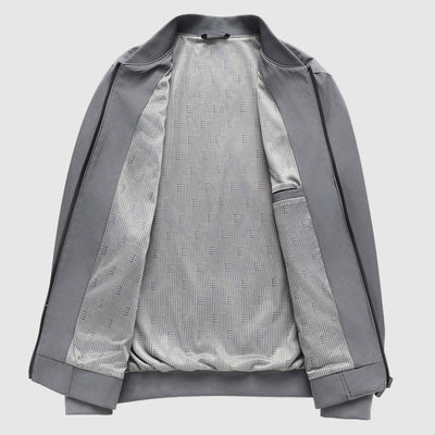 Steel Aura Bomber Jacket by Alexander Heliot