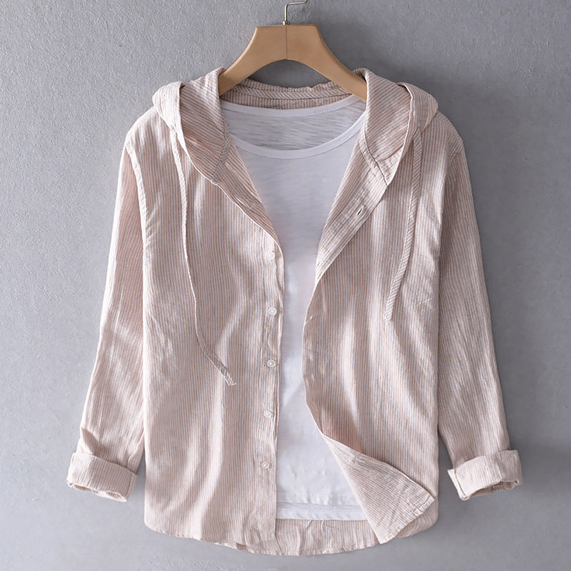 Celest - Casual Spring Hooded Blouse