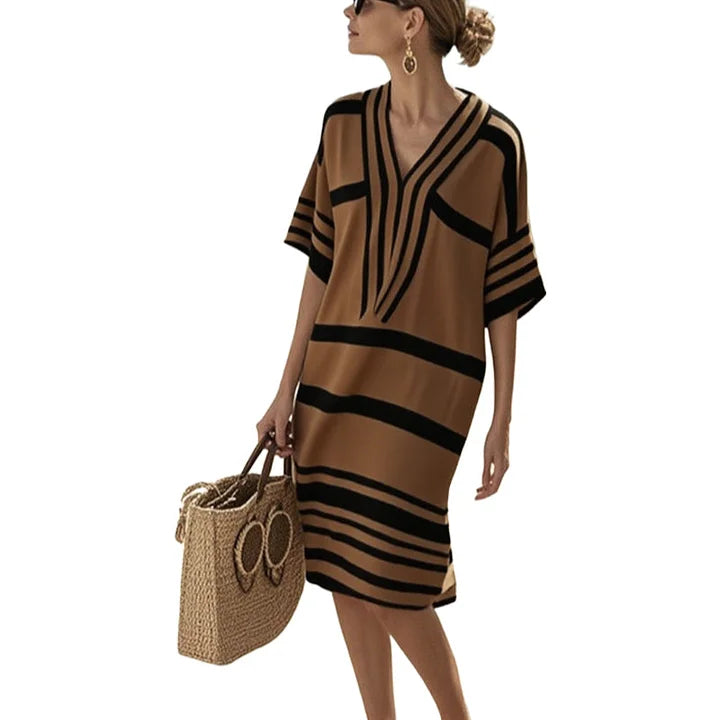 Enrica - Colorful Striped Dress