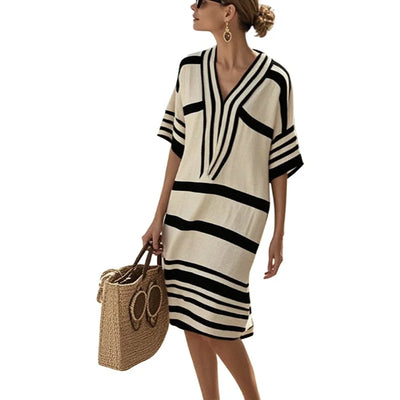 Enrica - Colorful Striped Dress