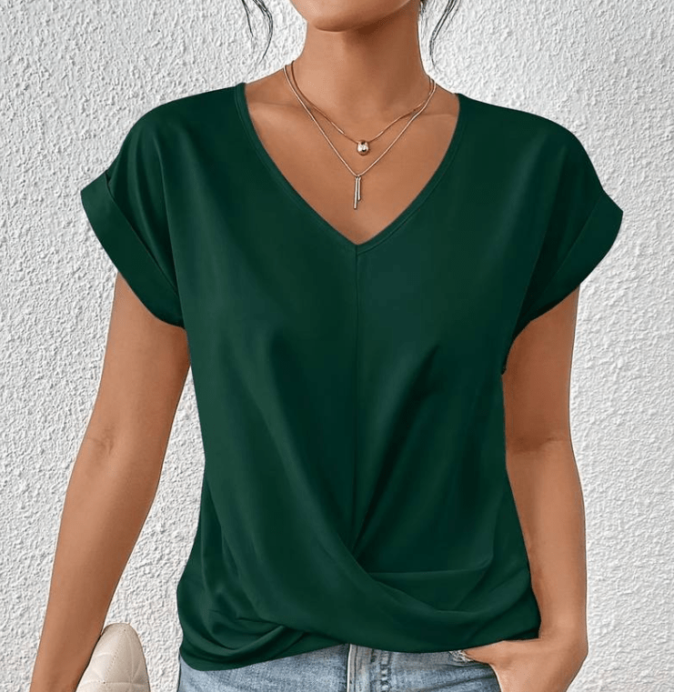 Luna - Elegant V-Neck Top