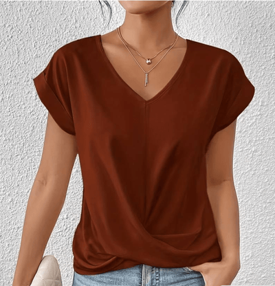 Luna - Elegant V-Neck Top
