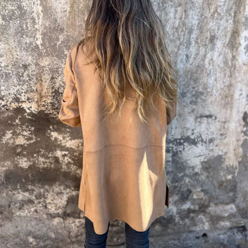 Sheila - Classic Mid-Length Coat with Hood